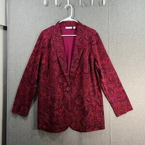 Susan Graver Printed Regular Liquid Knit A-Line Dress Paradise Pink X-Large